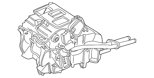 JEC104320 Деталь AC & HEATER ASSY