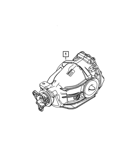 Rear Axle Assembly for 2011 Dodge Challenger #0