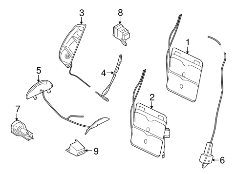 Cayman FRONT SEAT COMPONENTS