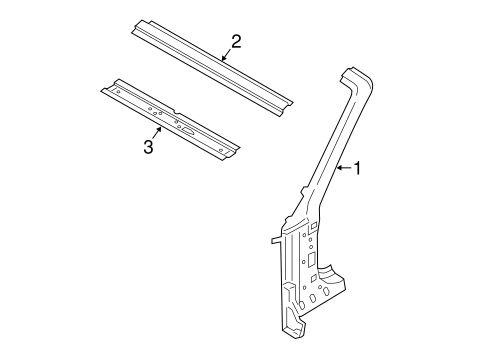 911 WINDSHIELD HEADER & COMPONENTS