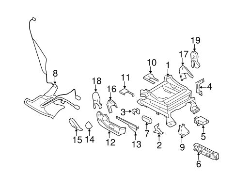 Body/Tracks & Components for 2008 Ford Edge #3