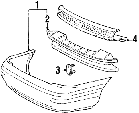 Mystique BUMPER & COMPONENTS - REAR
