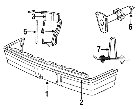New Yorker BUMPER & COMPONENTS - REAR