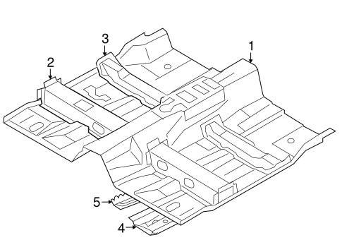 Floor & Rails for 2016 Volvo S80 #0