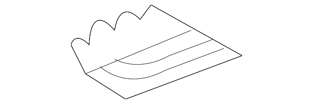 31213797 Деталь INNER REINF, LEFT