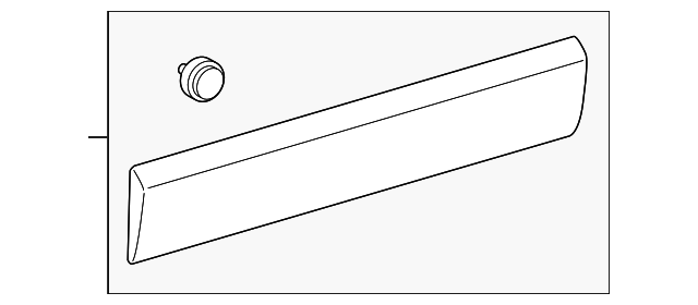 BK3Z-6125533-AB Деталь LOWER MOLDING, LEFT