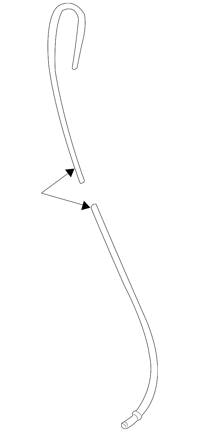 AMR3411 Деталь BREATHER TUBE, LEFT