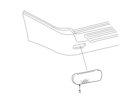 Bravada REAR REFLECTOR