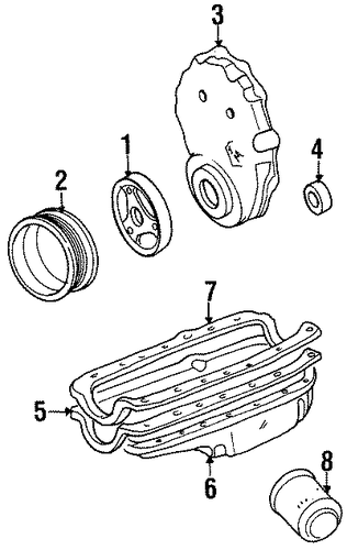 Suburban C2500 ENGINE PARTS
