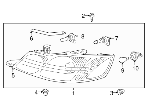 ELECTRICAL/BULBS - CHASSIS for 2000 Toyota Avalon #2