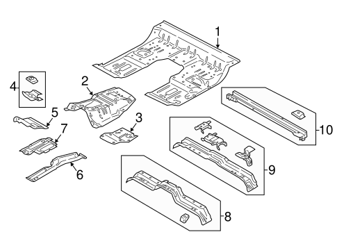 Body/Floor - Cab for 2016 Ford F-150 #3