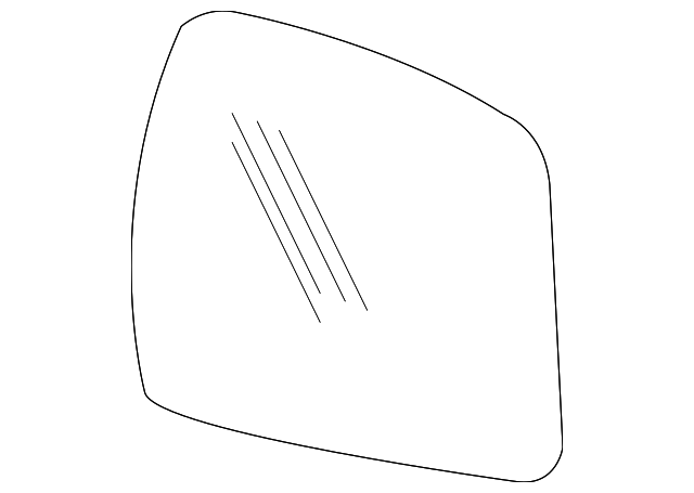 F57Z-17K707-J Деталь MIRROR GLASS, LEFT