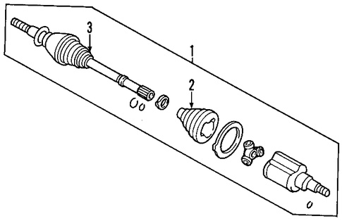 Mariner AXLE SHAFTS & JOINTS