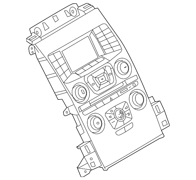 EG1Z18842FA Деталь CONTROL PANEL