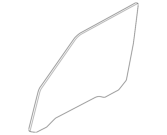 LR040918 Деталь DOOR GLASS, RIGHT