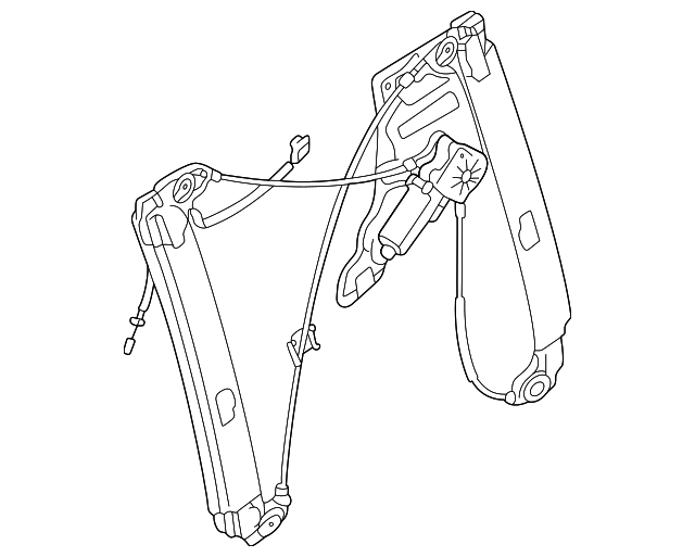 LR011318 Деталь REGULATOR, RIGHT