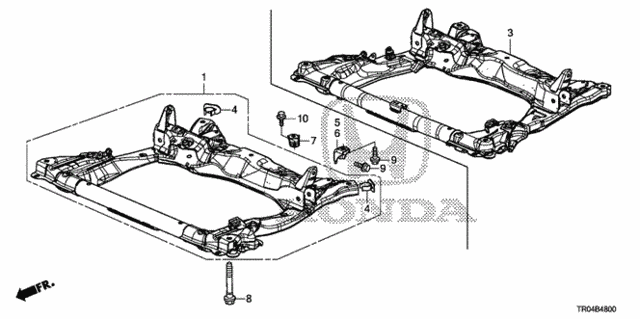 Front Sub Frame for 2012 Honda Civic #0