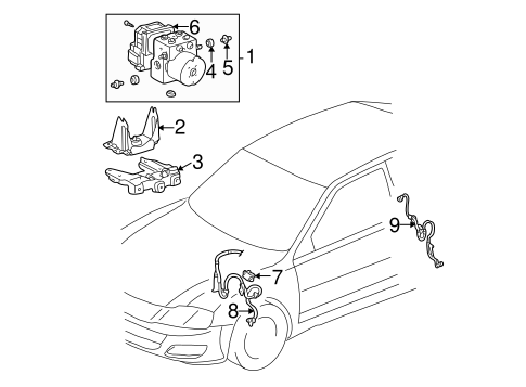 BRAKES/ANTI-LOCK BRAKES for 2001 Toyota Avalon #1
