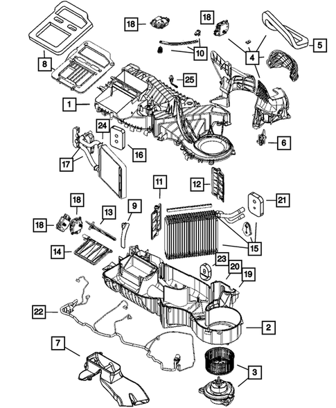 Air Conditioner and Heater Units for 2009 Dodge Dakota #0