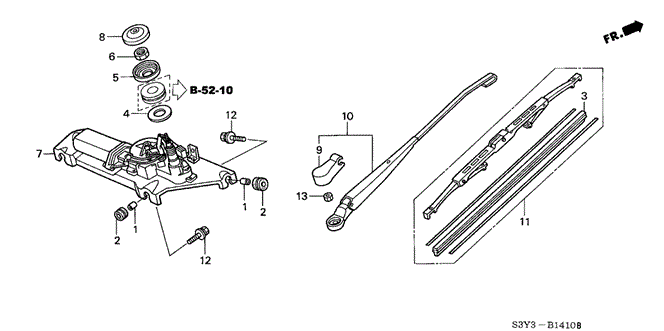Electrical/Exhaust/Heater/Fuel/Rear Wiper for 2002 Honda INSIGHT #1