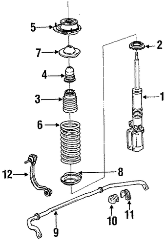 911 STABILIZER BAR & COMPONENTS