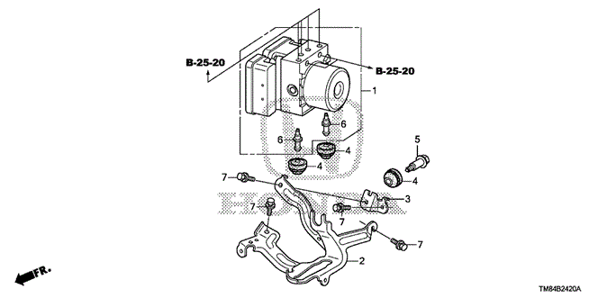 CHASSIS/VSA MODULATOR for 2012 Honda INSIGHT #1