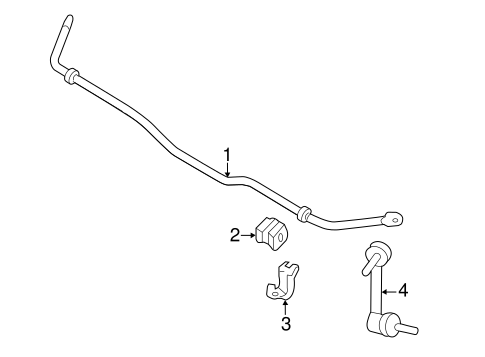 Rear Suspension/Stabilizer Bar & Components for 2014 Nissan Murano #1