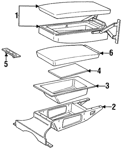 XJ12 REAR SEAT COMPONENTS