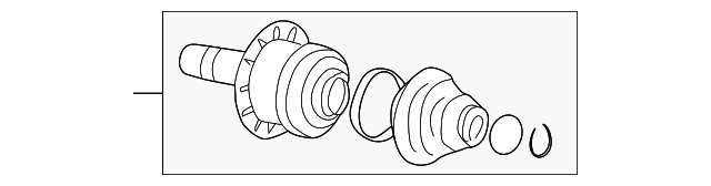 C2S16510 Деталь INNER JOINT ASSY, LEFT