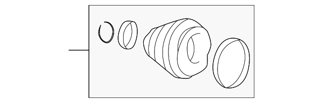 C2S16513 Деталь OUTER BOOT, LEFT