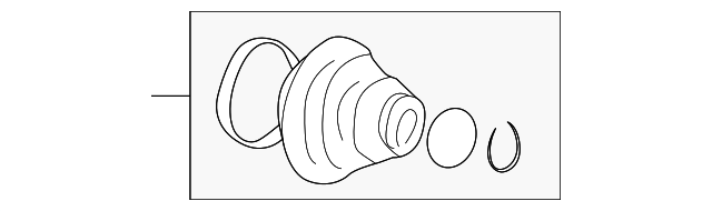C2S16514 Деталь INNER BOOT, RIGHT