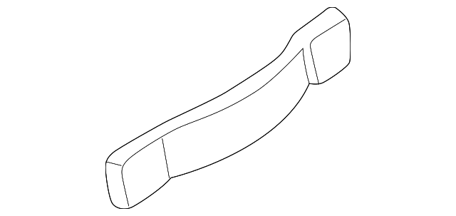 6F1Z-5461203-CA Деталь BUCKLE END, LEFT