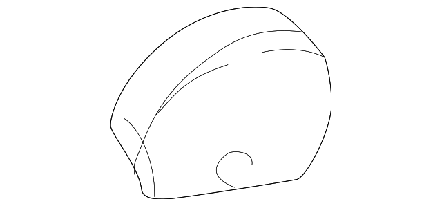 4F1Z5460262AAA Деталь COVER, LEFT