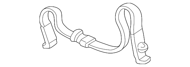 6F1Z-54611B60-AA Деталь CENTER SEAT BELT