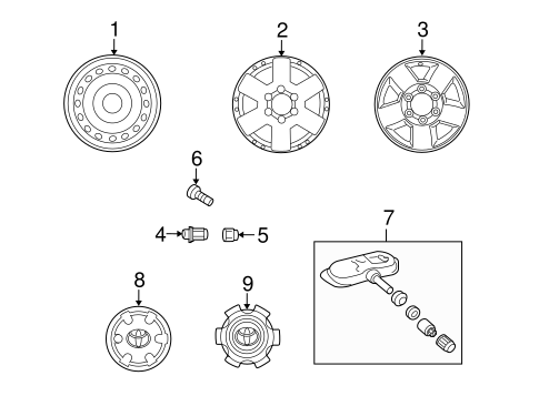 Front Suspension/Wheels for 2010 Toyota FJ Cruiser #1