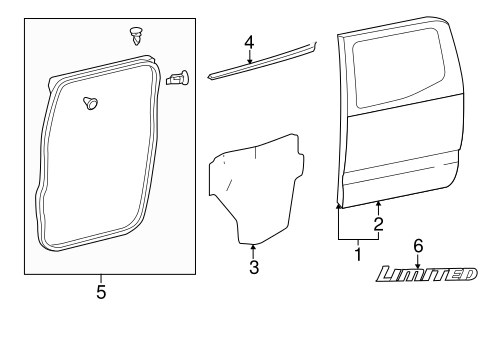 BODY/DOOR & COMPONENTS for 2009 Toyota Tacoma #3