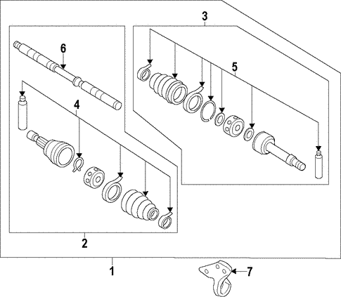 Axle Shafts & Joints for 2010 Nissan Sentra #0