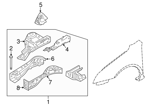 MKZ STRUCTURAL COMPONENTS & RAILS