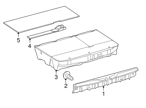 BODY/INTERIOR TRIM - REAR BODY for 2012 Scion xD #1