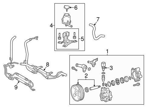 STEERING/PUMP & HOSES for 2015 Toyota Tundra #1