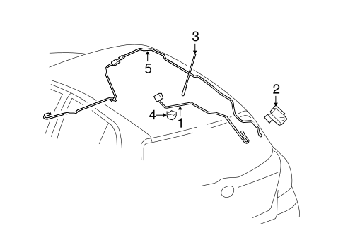 ELECTRICAL/ANTENNA & RADIO for 2008 Toyota Yaris #2