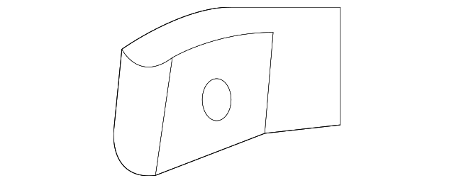 19183834 Деталь BUMPER BRACKET, LEFT