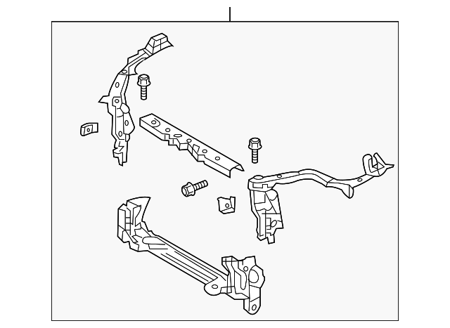 19183832 Деталь RADIATOR SUPPORT
