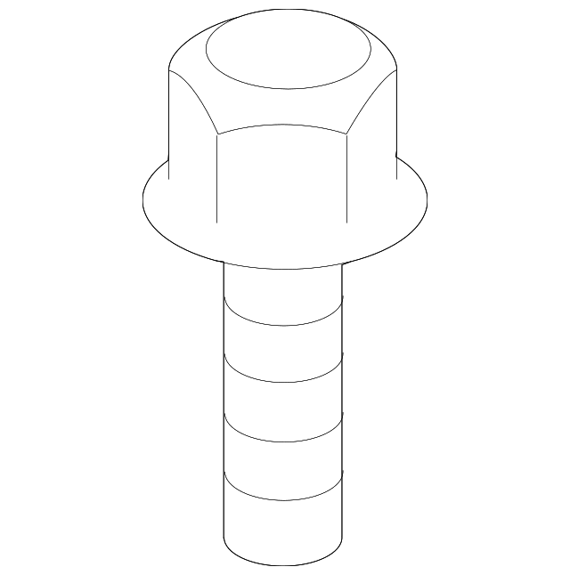 19204781 Деталь SIDE PANEL BOLT, RIGHT