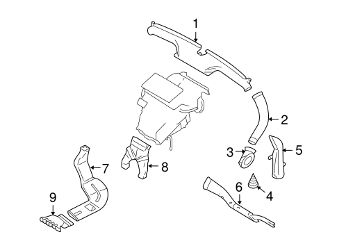 Ducts for 2011 Volvo C70 #0