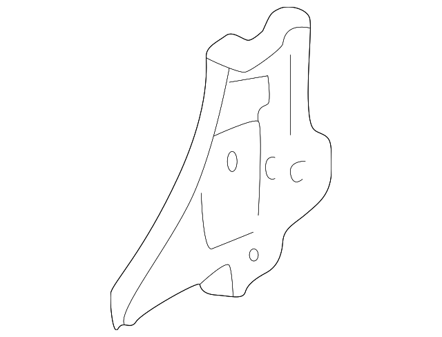 ASR2642 Деталь INNER CENTER PLR, RIGHT