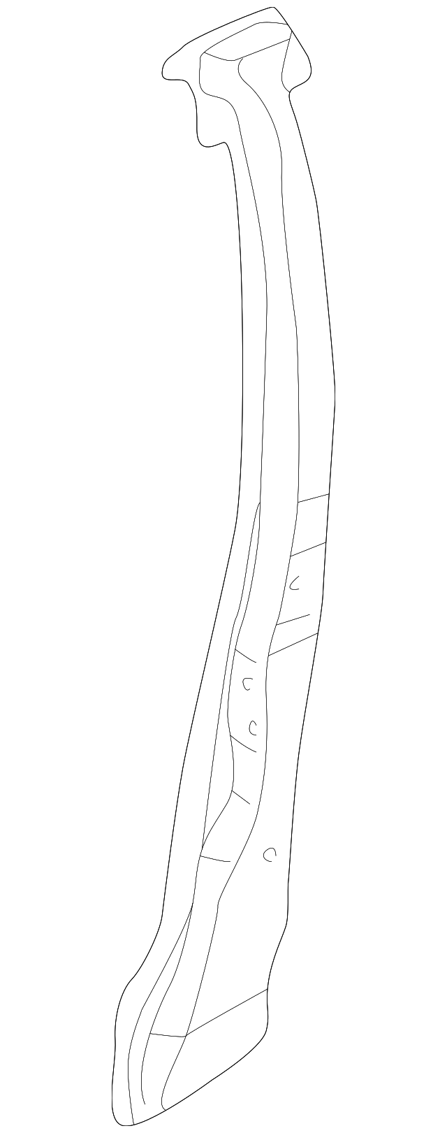 ALR45 Деталь INNER CENTER PLR, LEFT