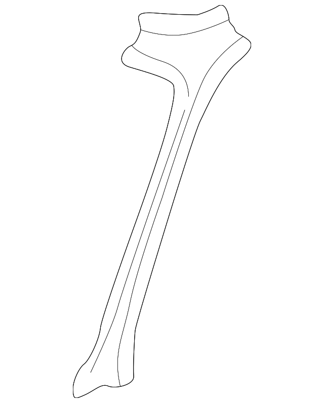 ALR3127 Деталь UPPER PILLAR, LEFT