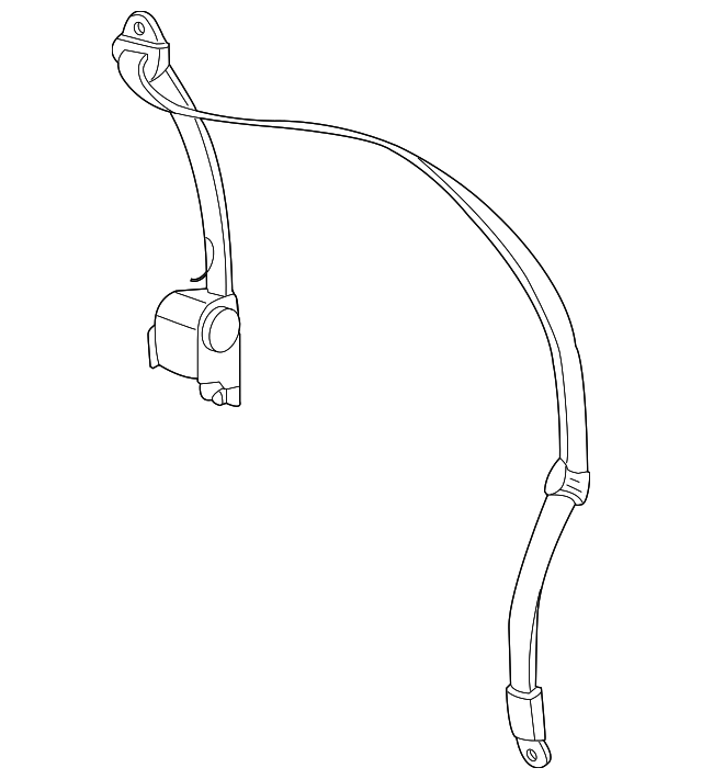 FL1Z-78611B08-AA Деталь SEAT BELT ASSY, RIGHT