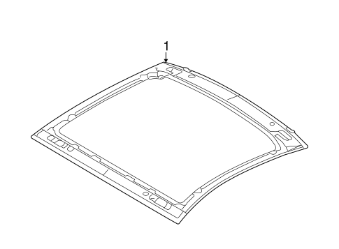 Body/Roof for 2014 Ford Mustang #1